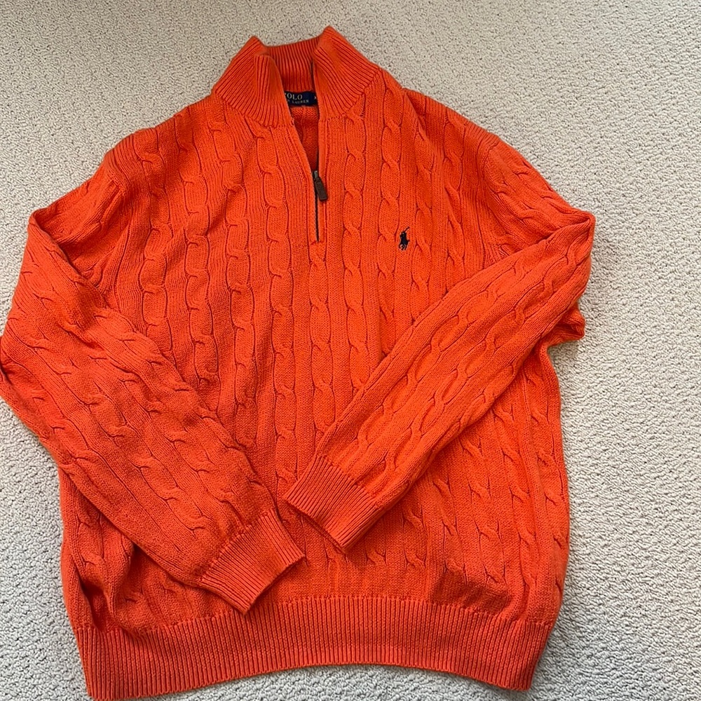 Ralph Lauren Cable 1/4 Zip Sweater